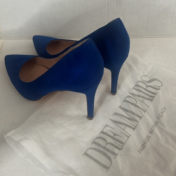 DREAM PAIRS Women's Closed Toe High Heels Dress Pointed Toe Wedding Pump Shoes - Picture 7 of 17